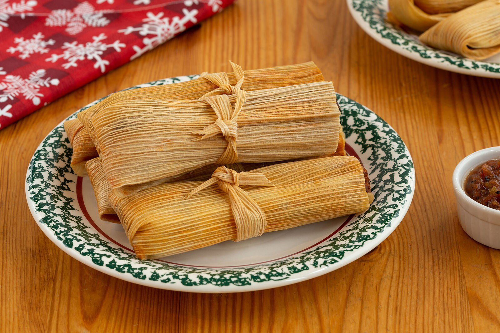 Homemade tamales